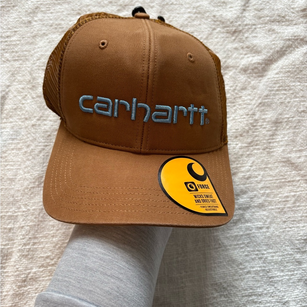 Carhartt Canvas Mesh-Back Logo Graphic Cap